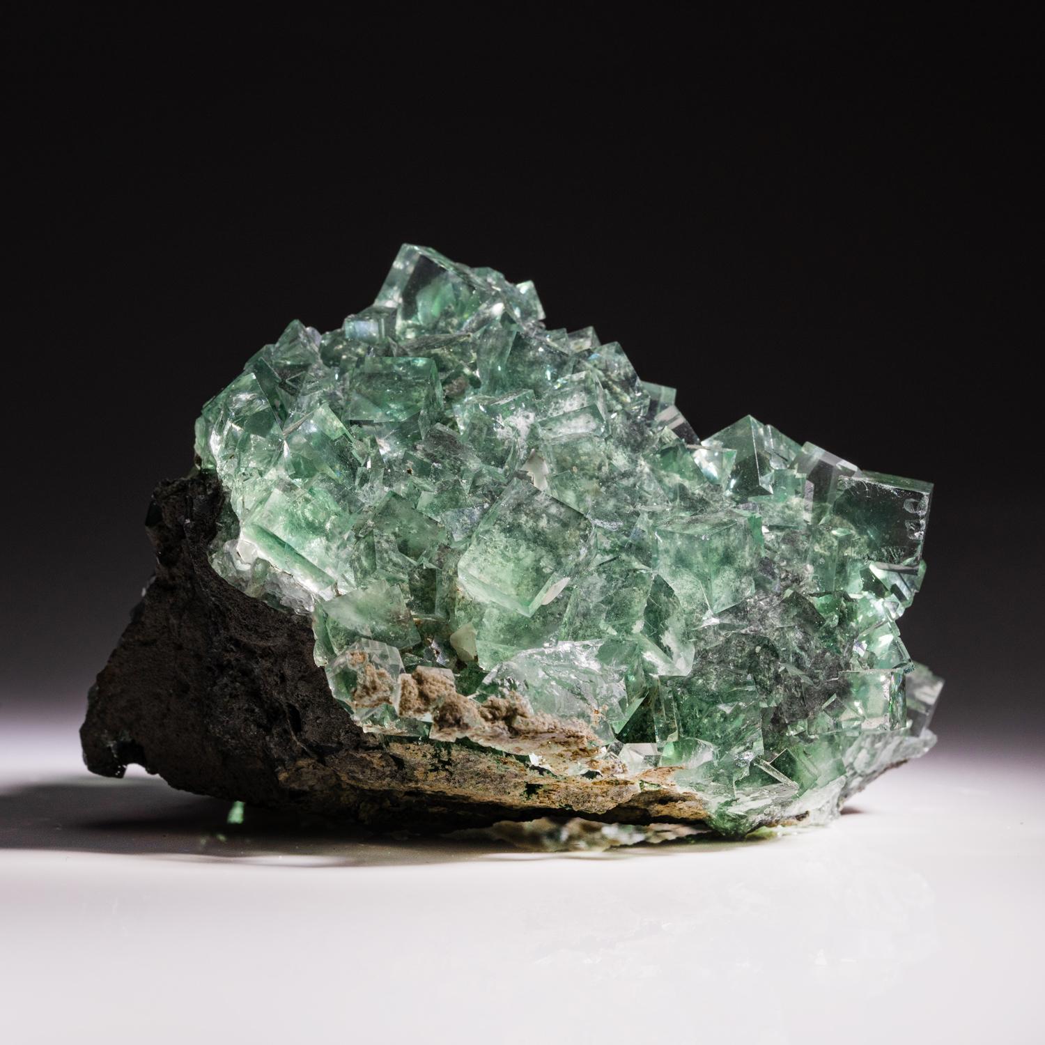 Green Fluorite from Yaogangxian Mine, Nanling Mountains, Hunan Province, China In New Condition For Sale In New York, NY