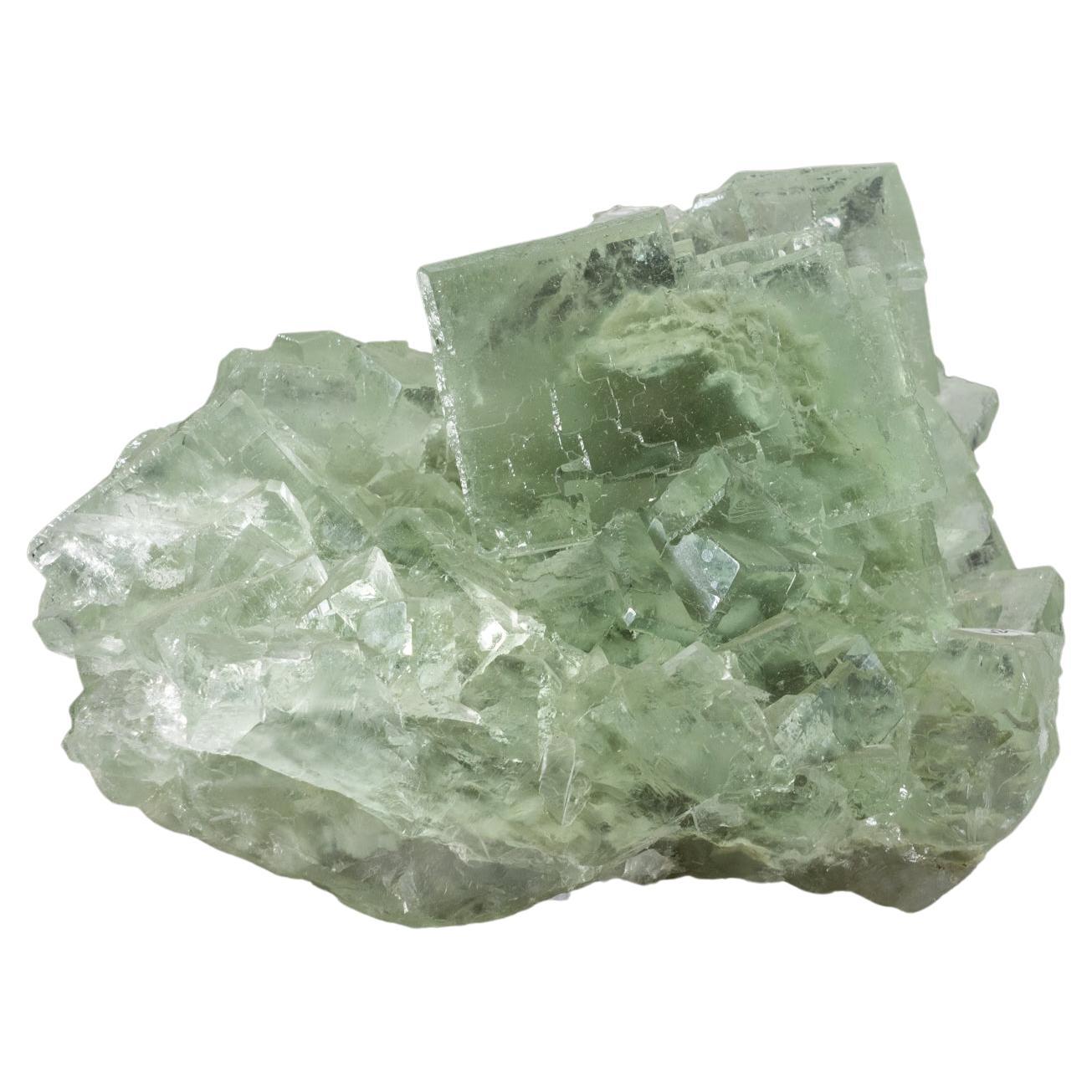 Green Fluorite from Yaogangxian Mine, Nanling Mountains, Hunan Province, China For Sale