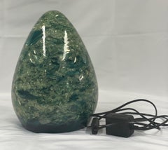 Green fractal resin lamp from the 70s (We have another one in red)