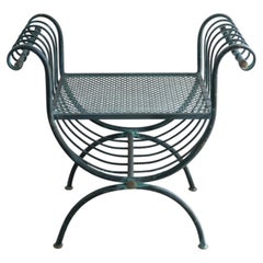 Green Garden Stool from France