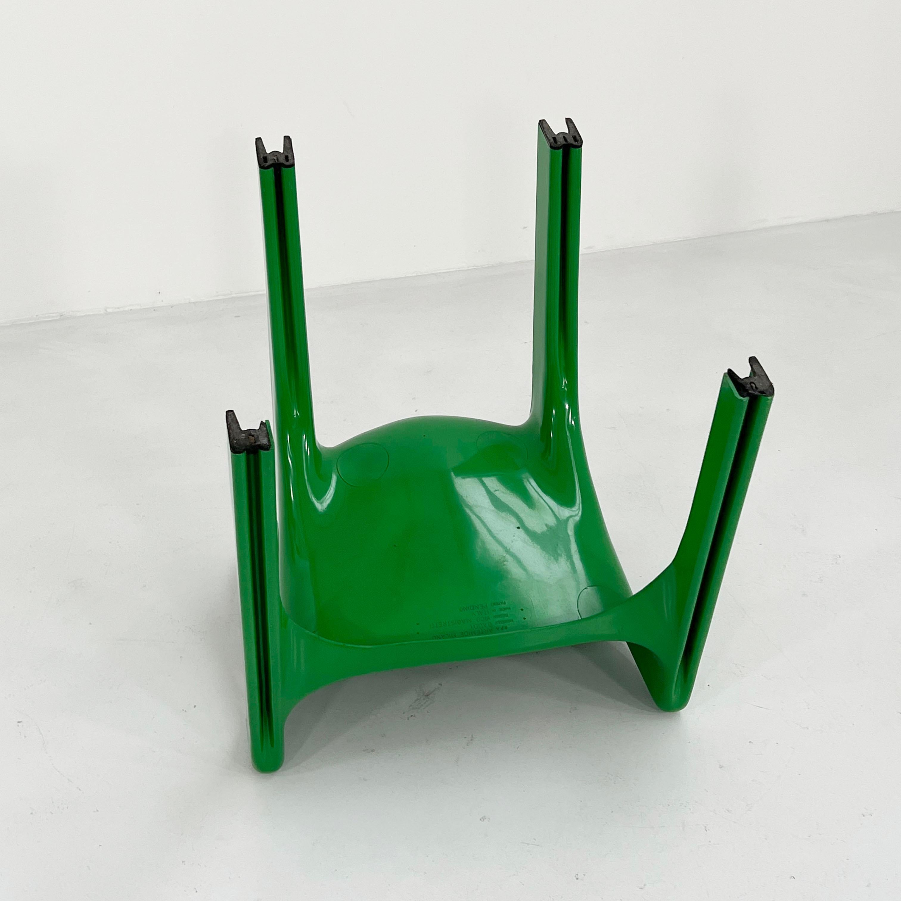 Green Gaudi Chair by Vico Magistretti for Artemide, 1970s 4