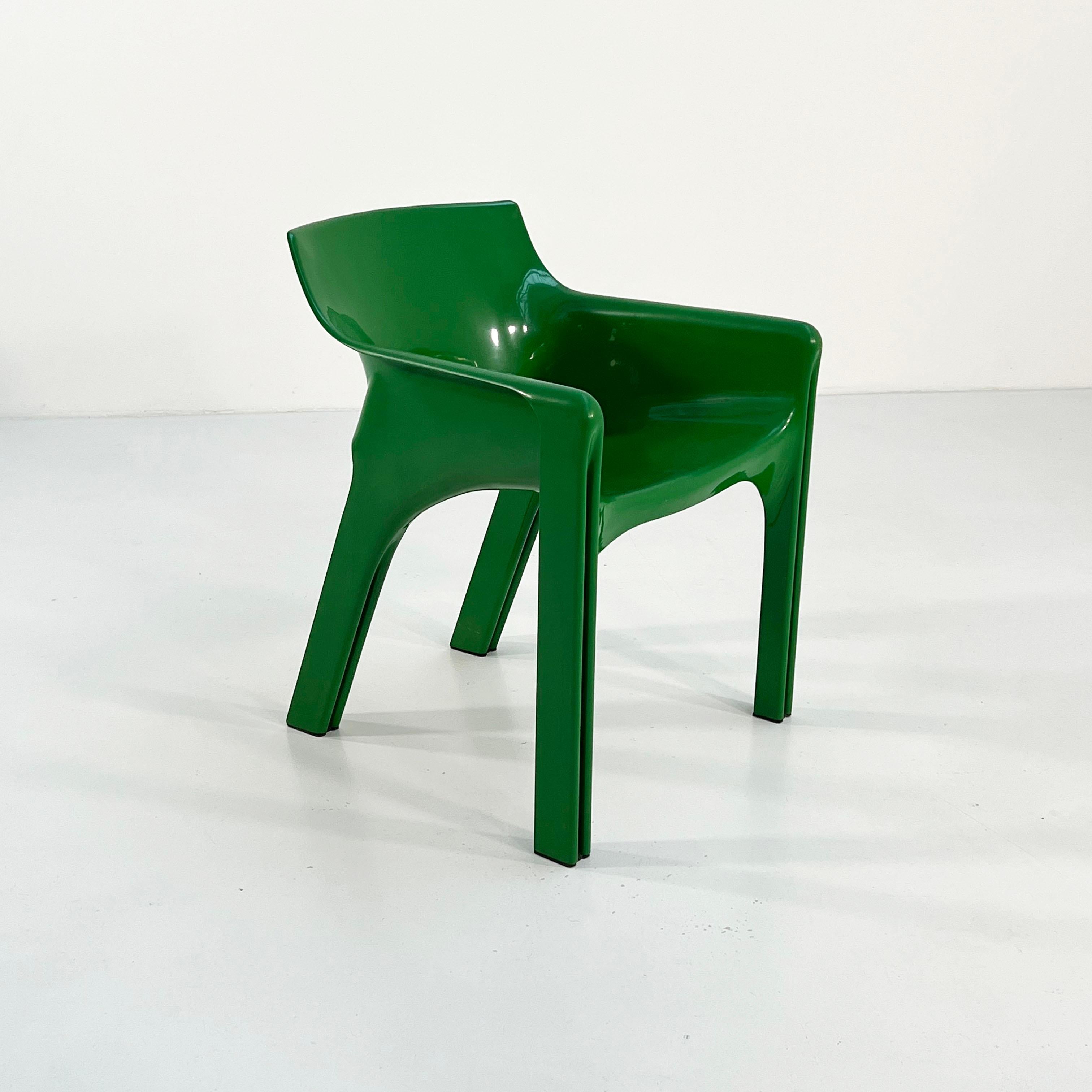 Designer - Vico Magistretti
Producer - Artemide
Model - Gaudi Armchairs
Design Period - Seventies
Measurements - Width 62 cm x Depth 55 cm x Height 74 cm x Seat Height 46 cm
Materials - Plastic
Color - Green
Light wear consistent with age and use.