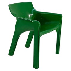 Green Gaudi Chair by Vico Magistretti for Artemide, 1970s