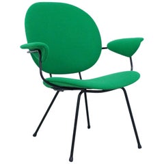 Green Gispen Kembo Easy Chair by W.H. Gispen, 1950s