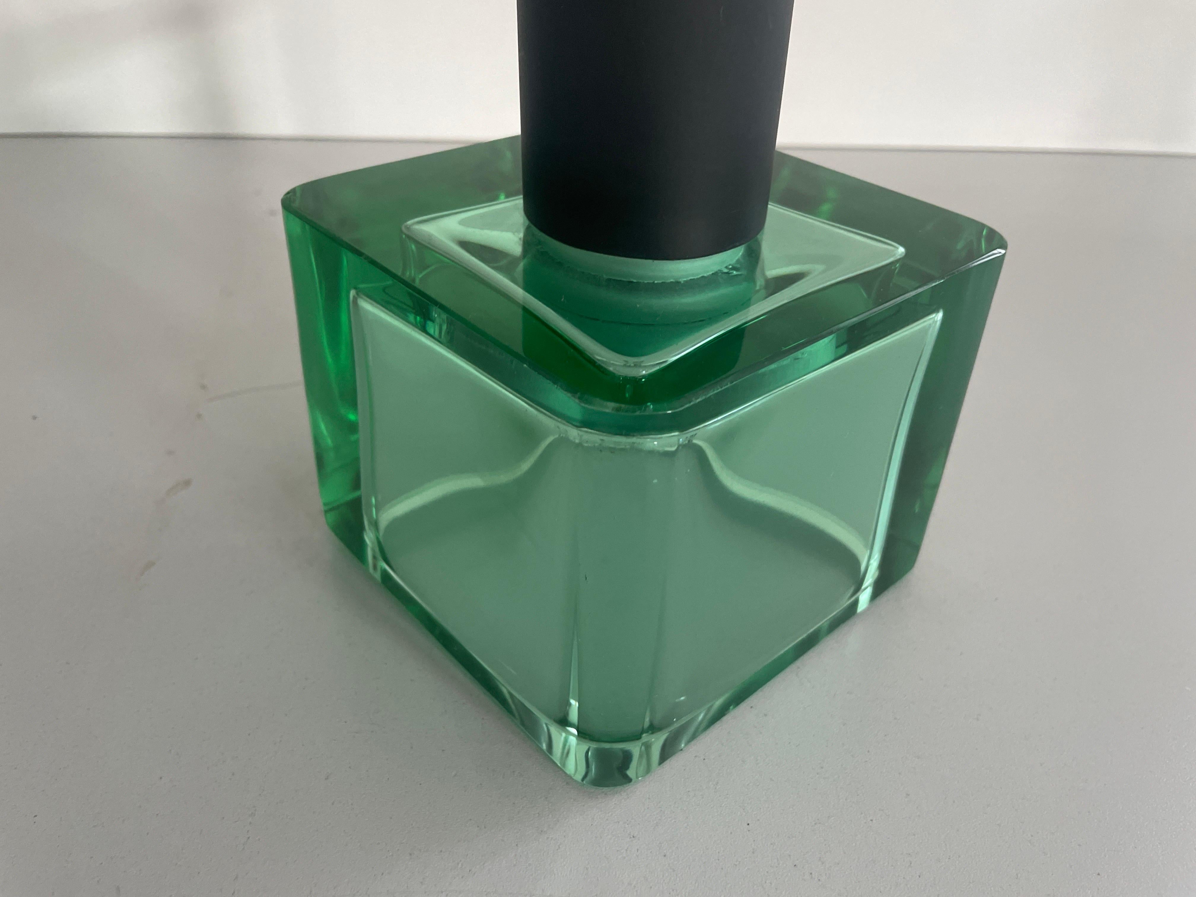 Grüner Wandleuchter aus Glas und Metall von Seguso, 1950er Jahre, Italien im Angebot 9