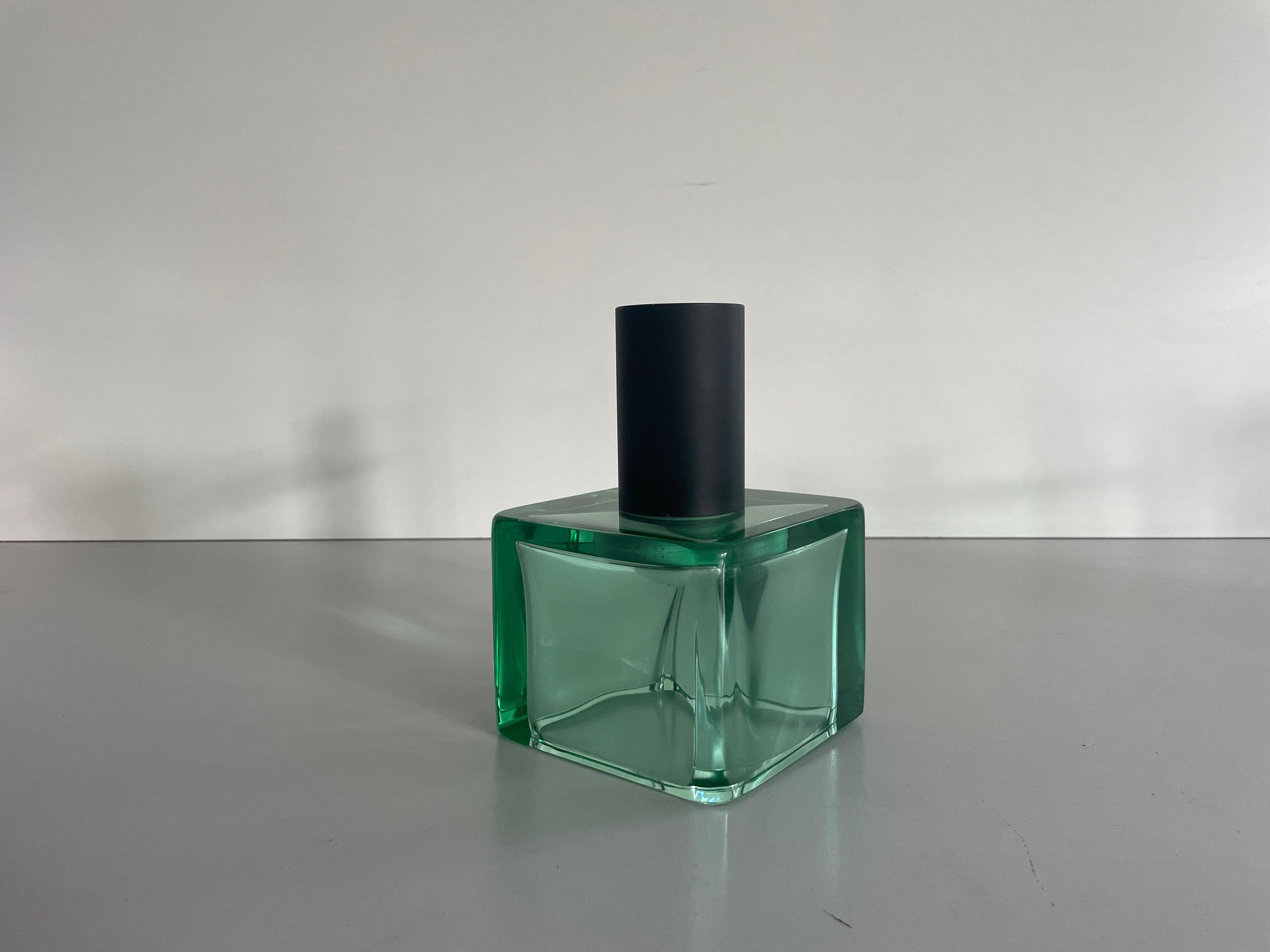 Grüner Wandleuchter aus Glas und Metall von Seguso, 1950er Jahre, Italien (Mitte des 20. Jahrhunderts) im Angebot