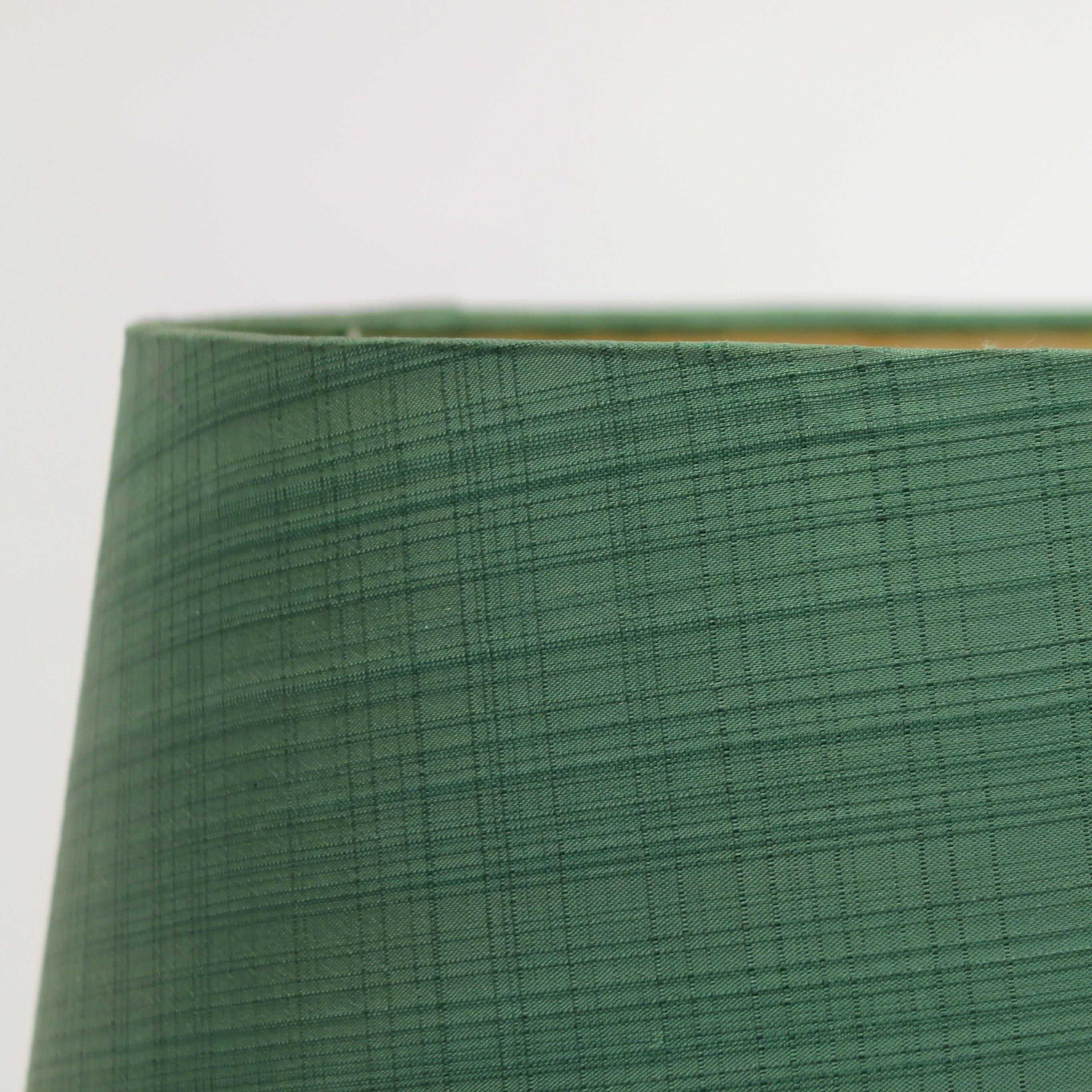 Green Glass and Teak Table Lamp by Bergboms, 1960s 1