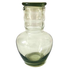 Green Glass Bedside Carafe