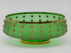 Green Glass Bowl