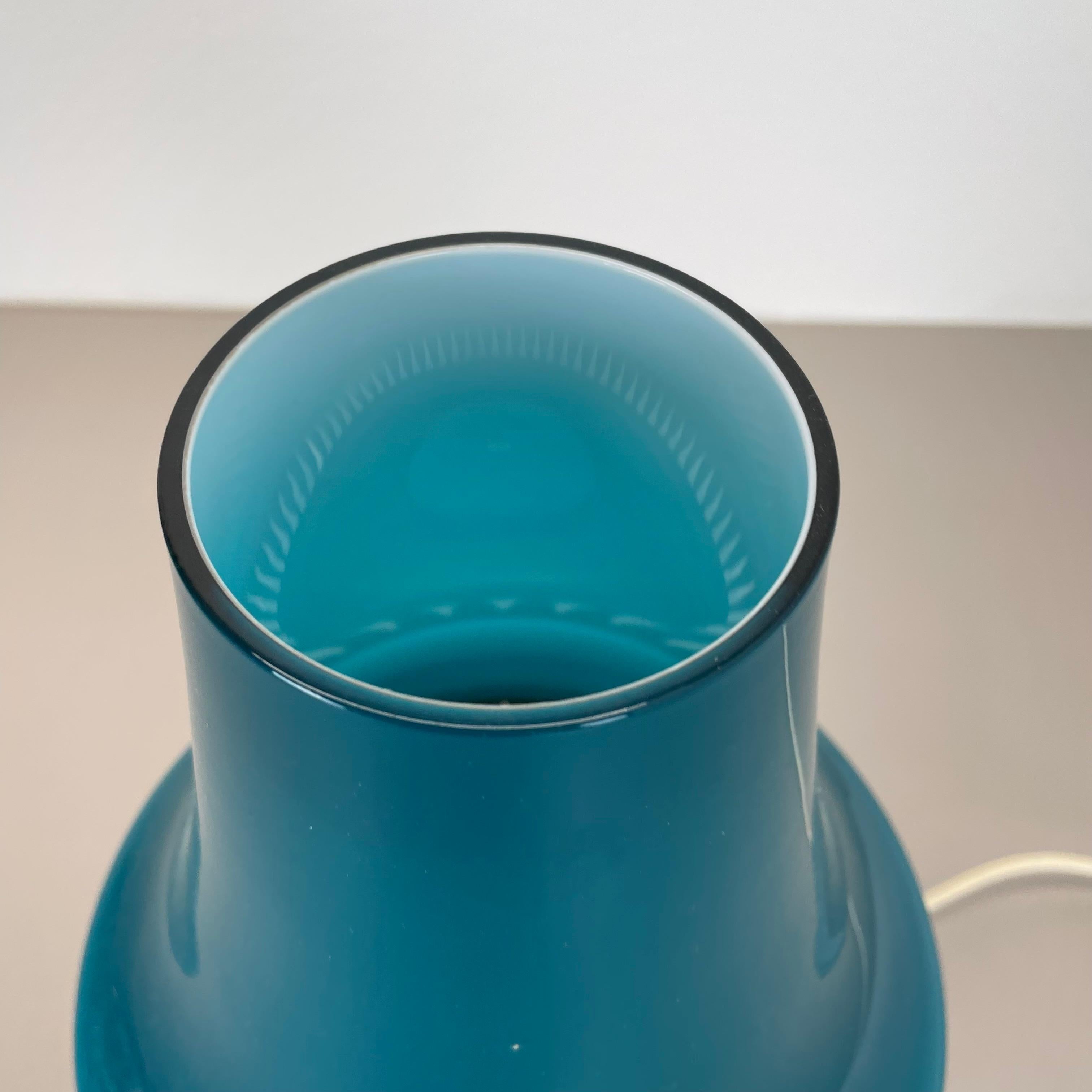 Suédois Lampe de bureau en verre vert de Hans Agne Jakobsson pour HAJ AB Markaryd, Suède, années 1960 en vente
