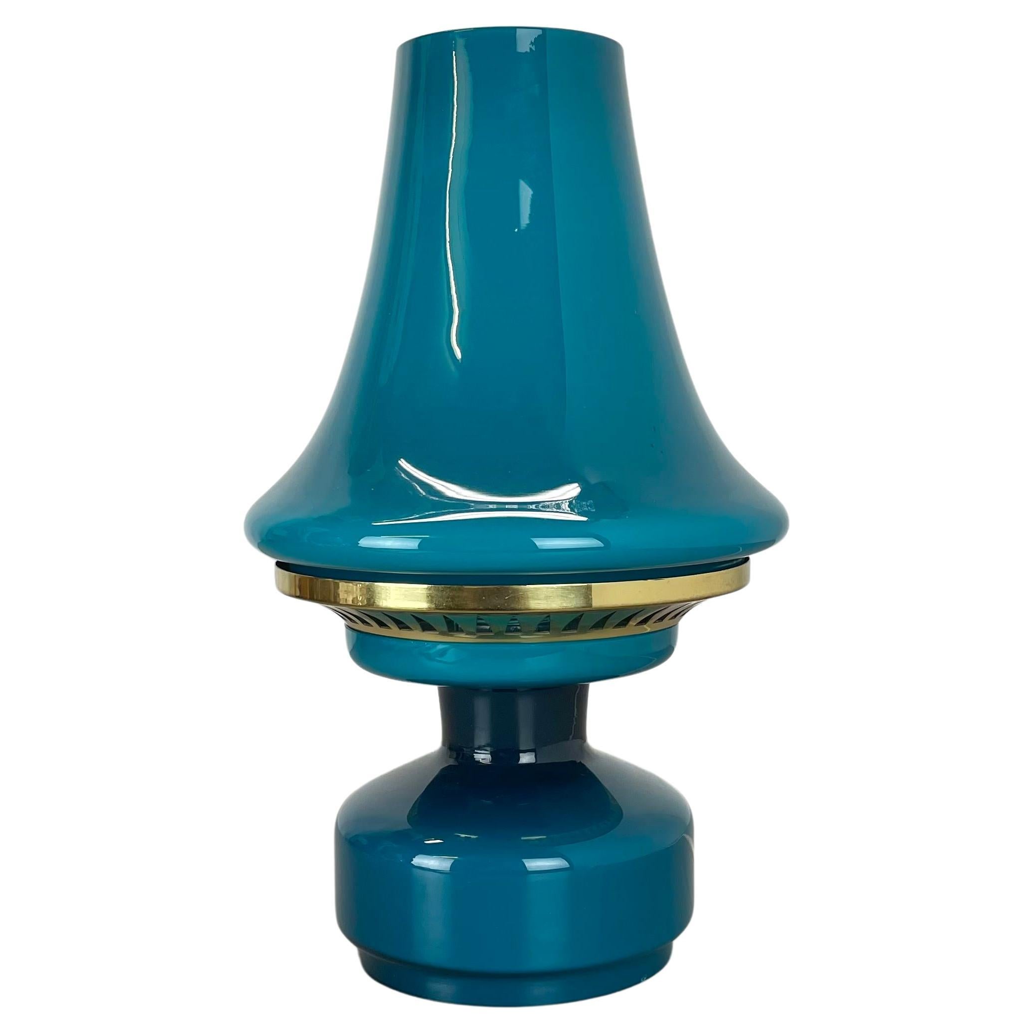 Lampe de bureau en verre vert de Hans Agne Jakobsson pour HAJ AB Markaryd, Suède, années 1960 en vente