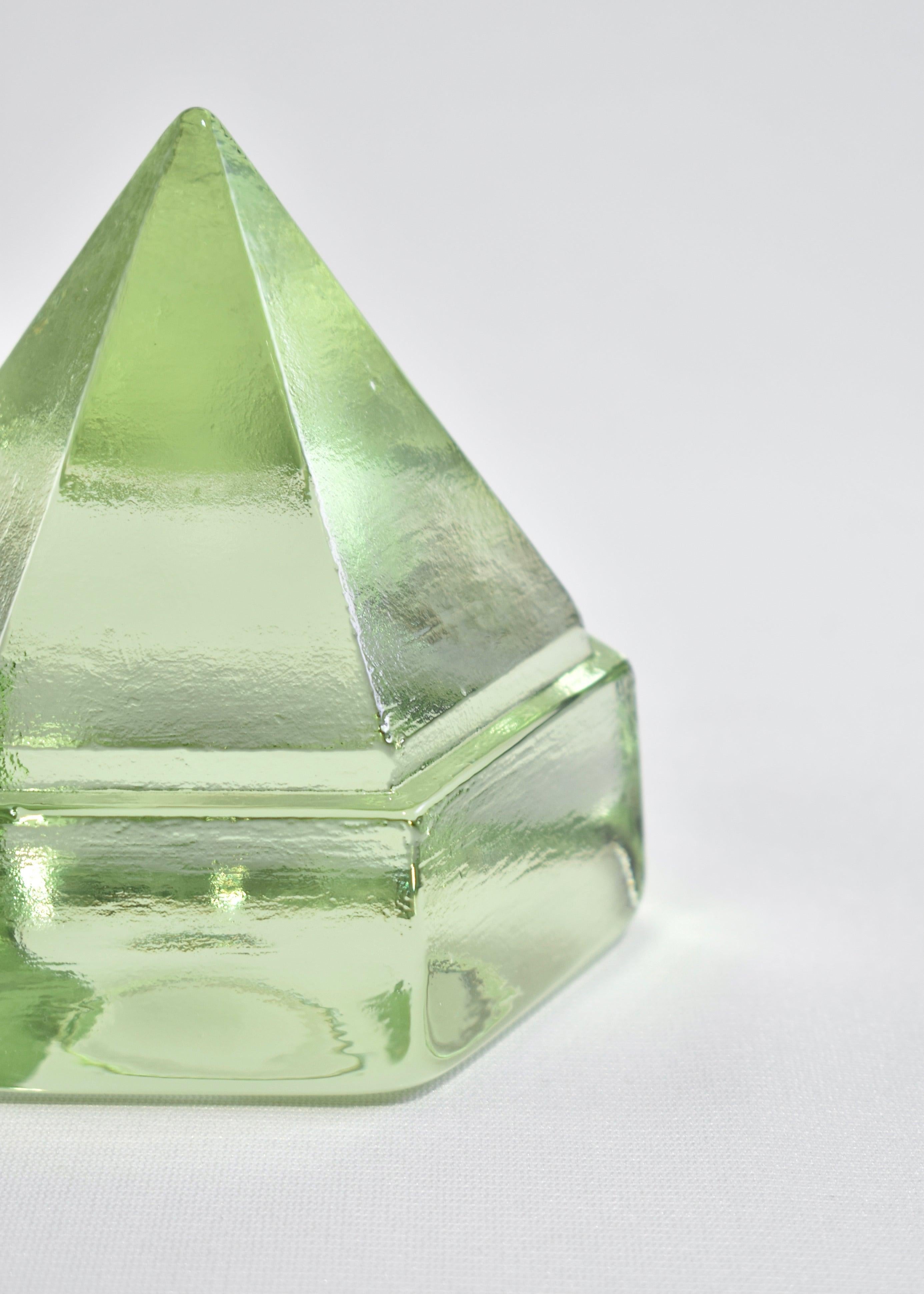 Green Glass Prism 1