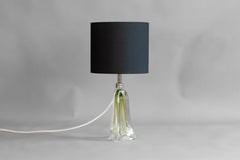 Green Glass Table Lamp