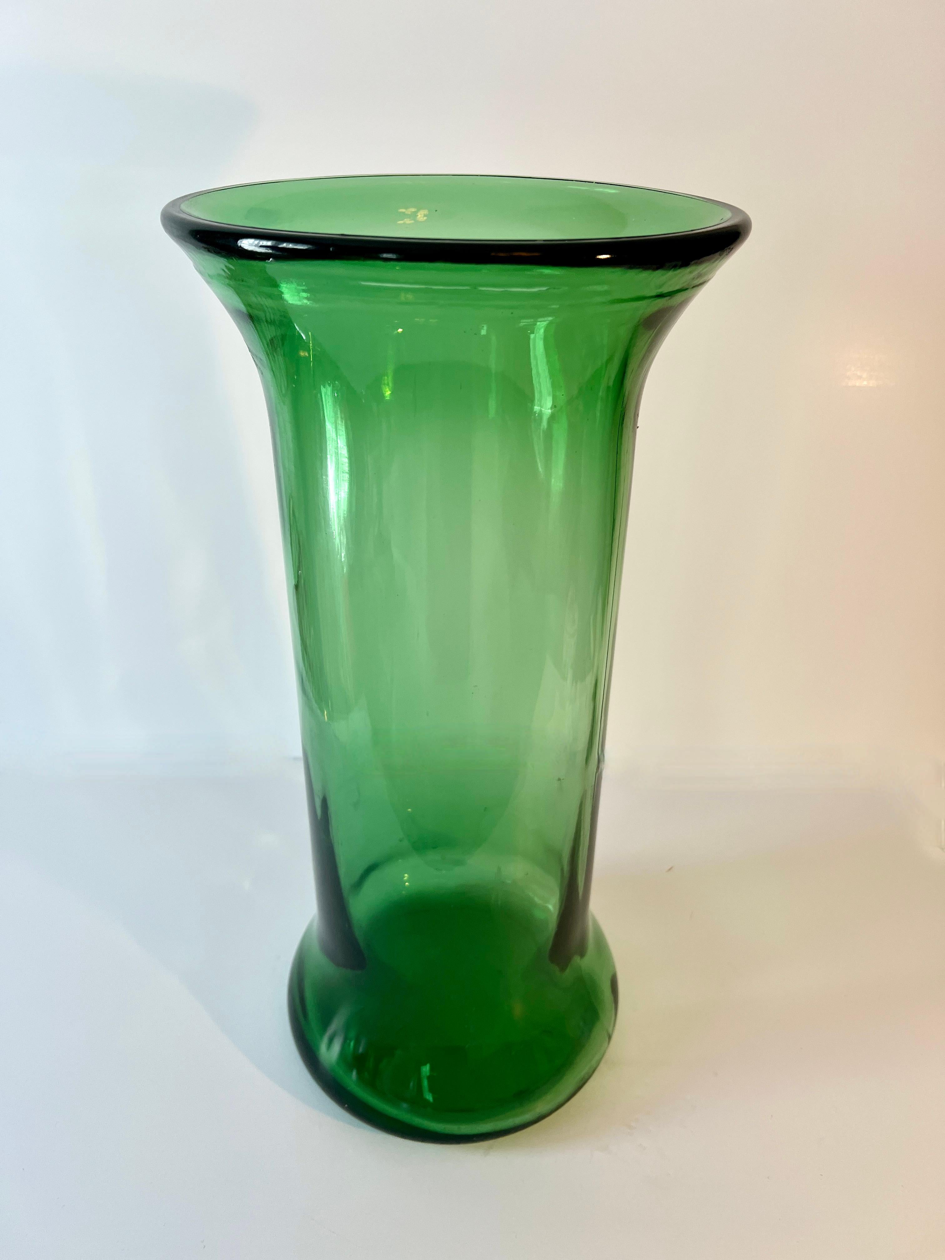 Mid-Century Modern Stand ou vase à parapluie en verre Greene & Greene en vente