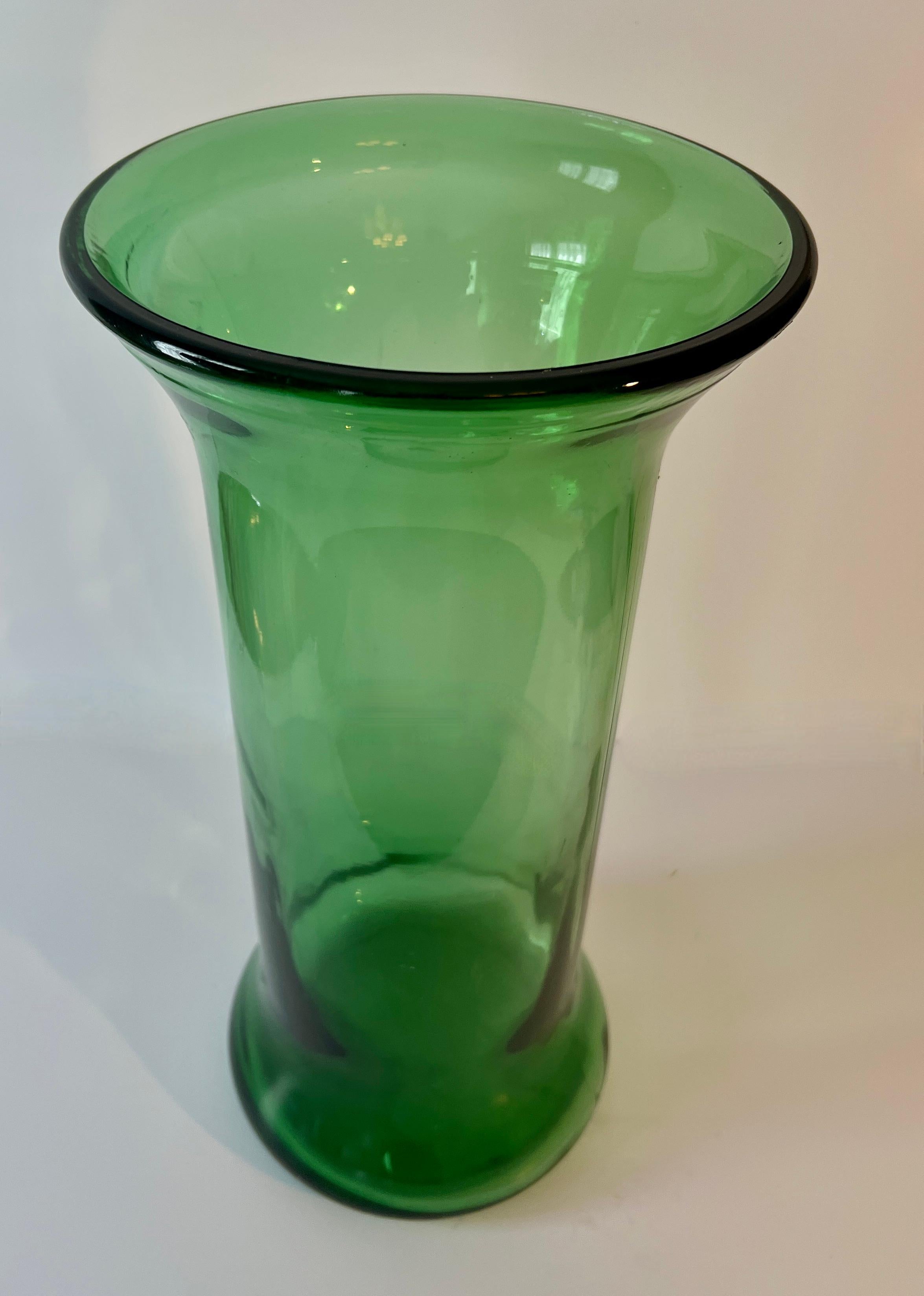 Fait main Stand ou vase à parapluie en verre Greene & Greene en vente