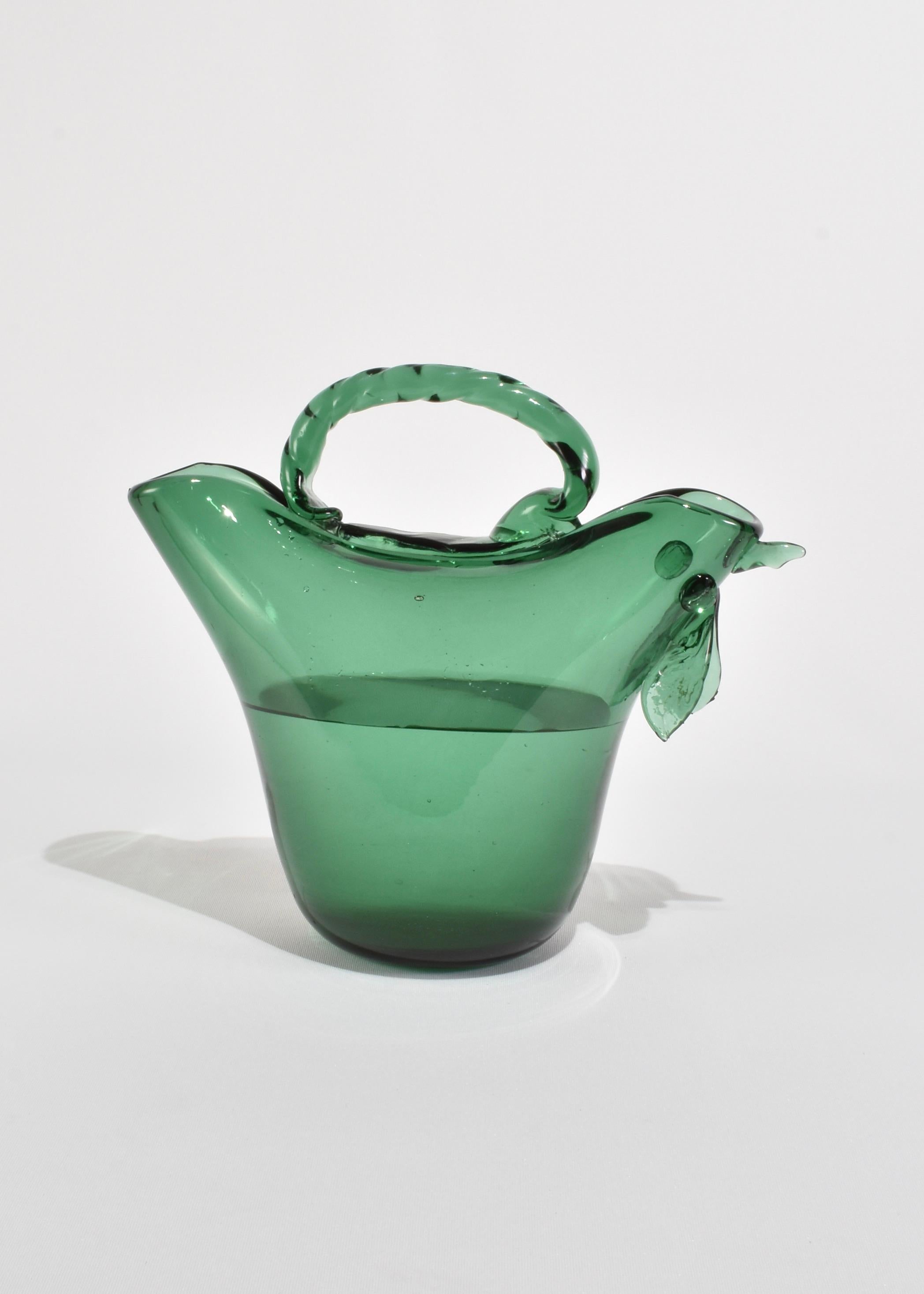 20th Century Green Glass Vase