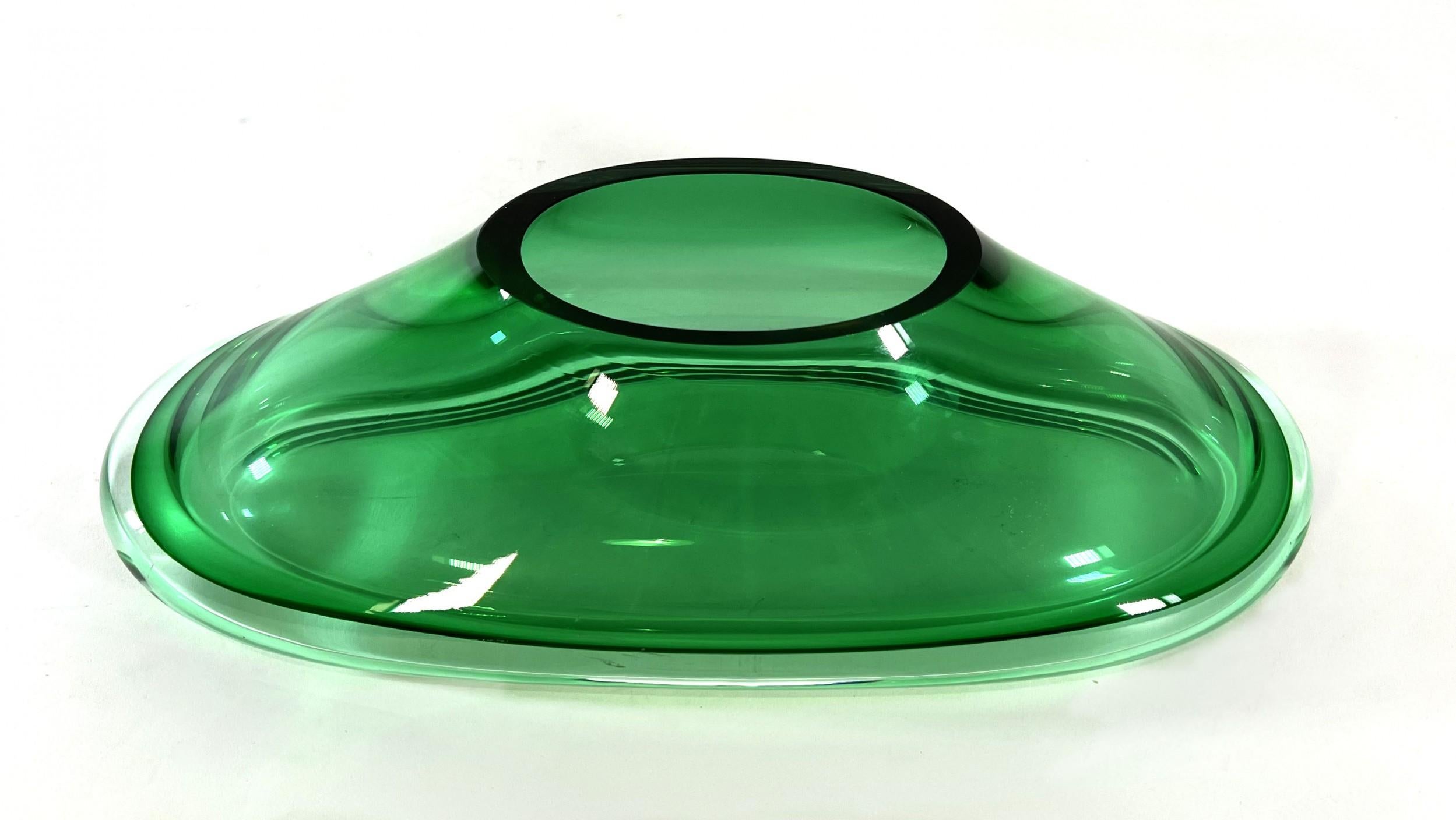 Green Glass Vase For Sale 1