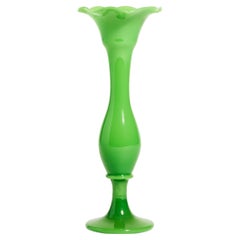 Green Glass Vase