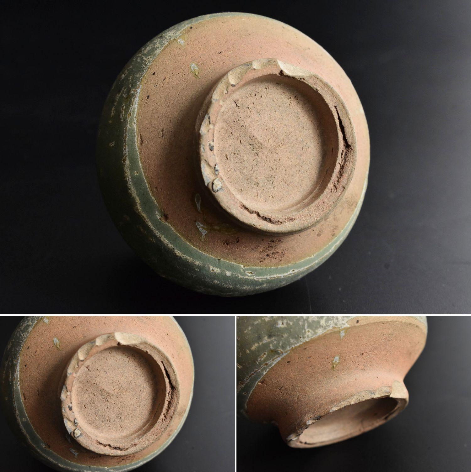 Green Glaze Pottery Made in the Tang Dynasty / Ancient Chinese Jar / Antique Jar 7