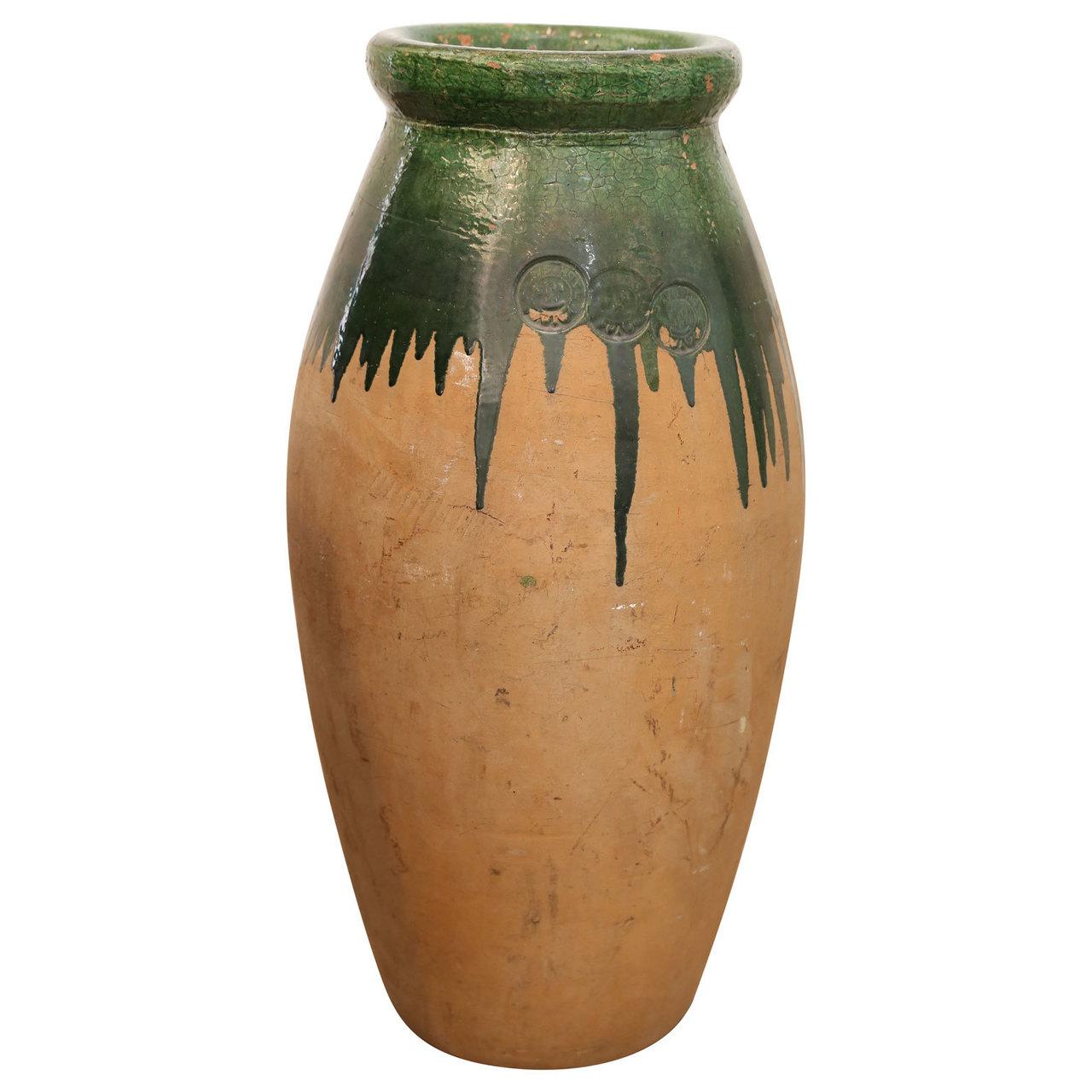 Green Glaze Terracotta Jar 2