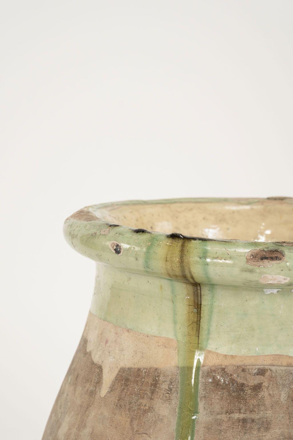 19th Century Green Glazed Biot Jar For Sale