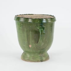 Green-Glazed Castelnaudary Planter