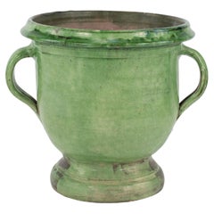 Green-Glazed Castelnaudary Planter