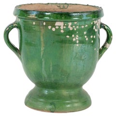 Green-Glazed Castelnaudary Planter