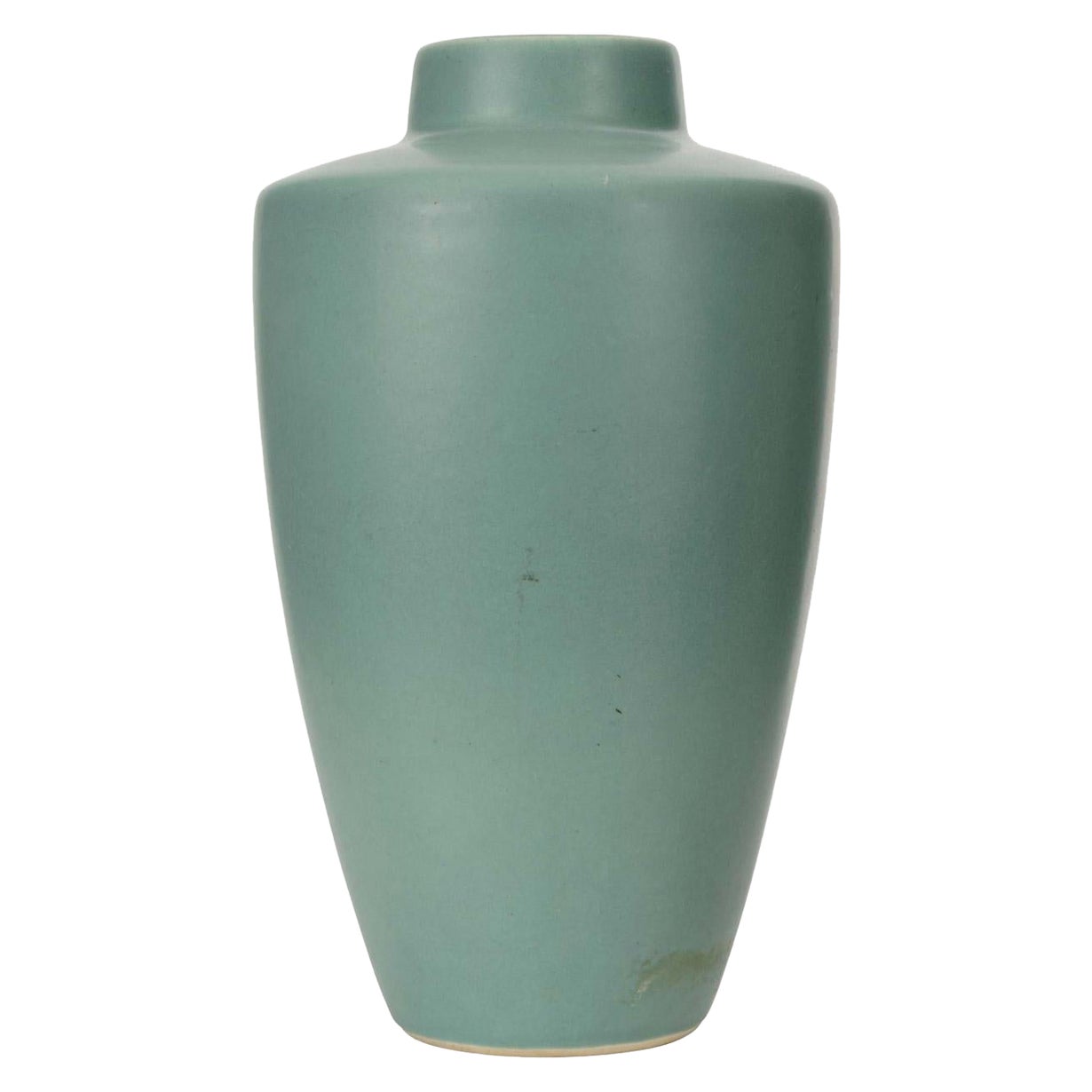 Green Glazed Ceramic Vase