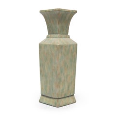 Green Glazed Maitland-Smith Fantail Vase