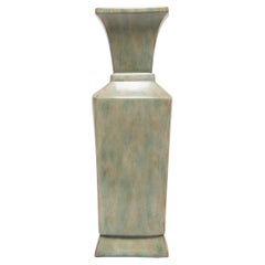 Retro Green Glazed Maitland-Smith Fantail Vase