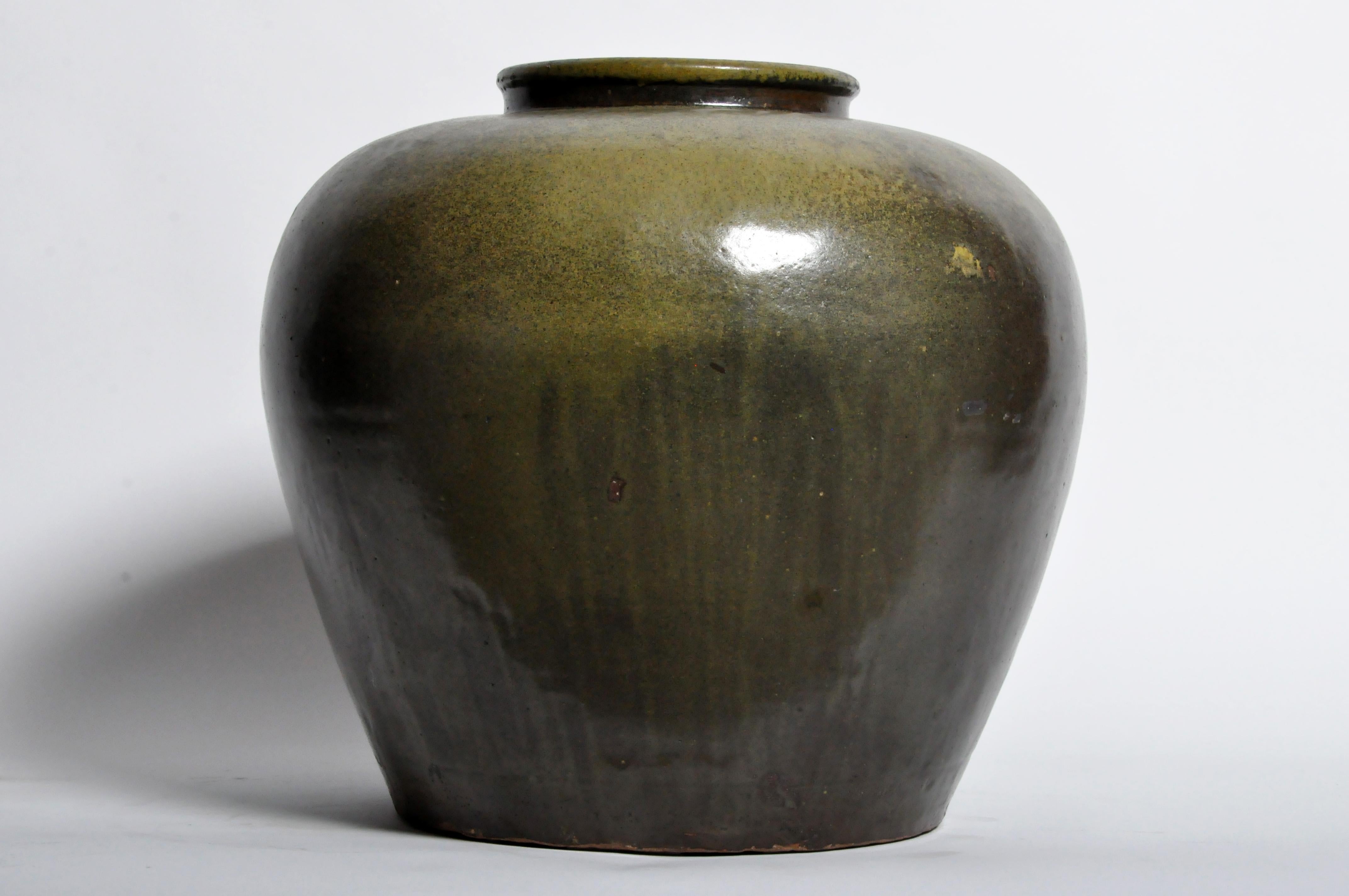 Green Glazed Pot 8