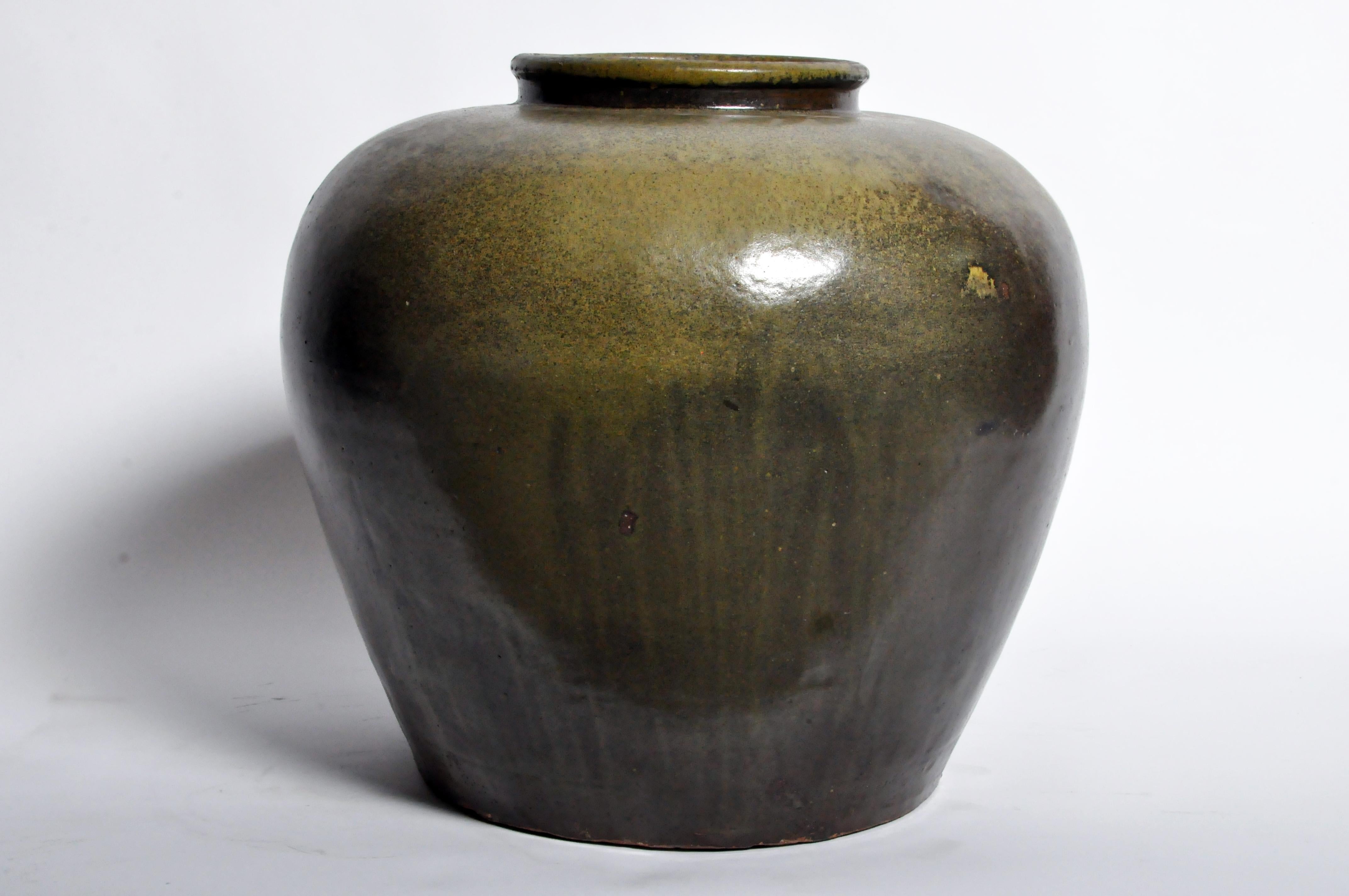 Chinese Green Glazed Pot