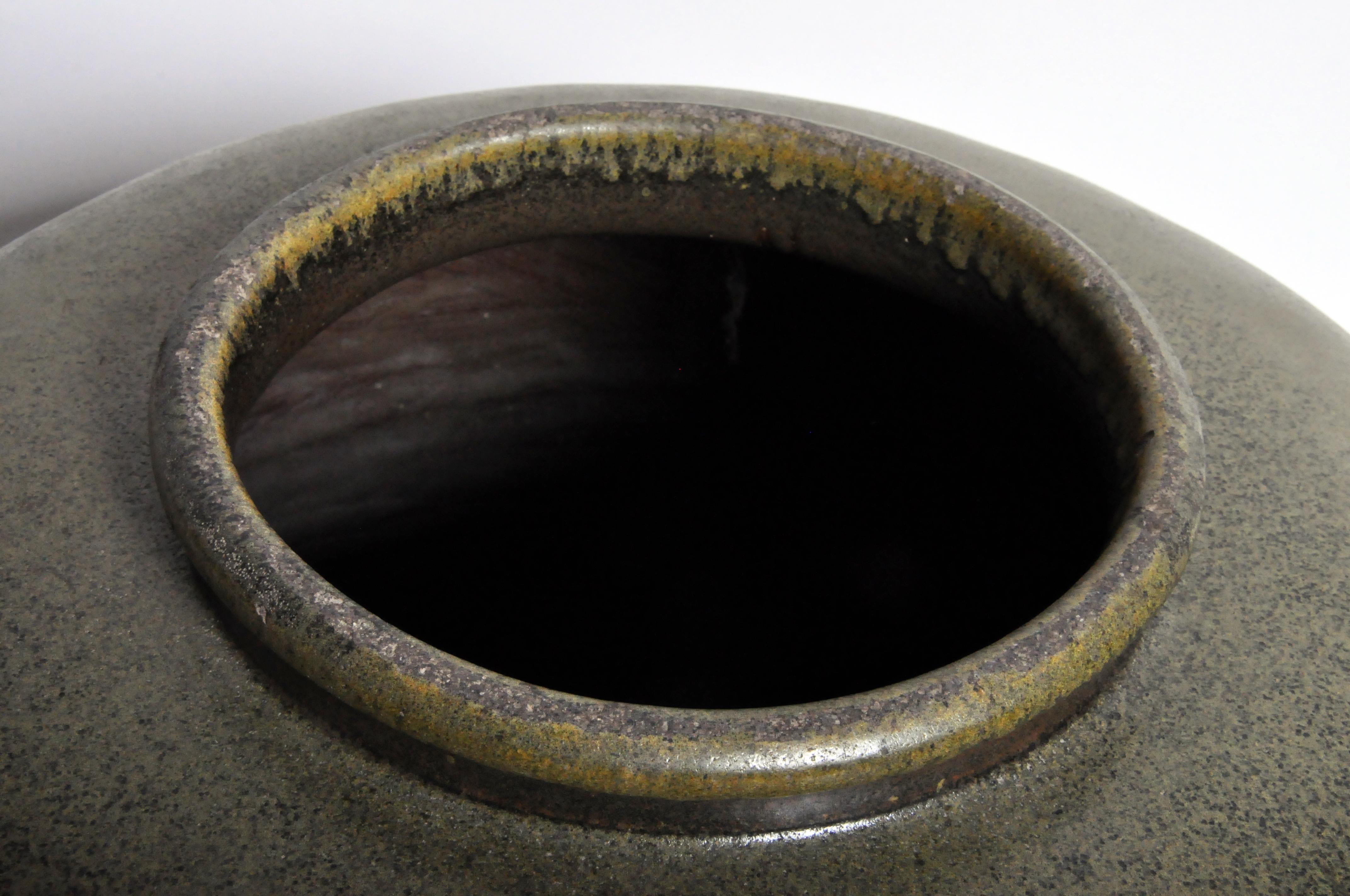 Ceramic Green Glazed Pot