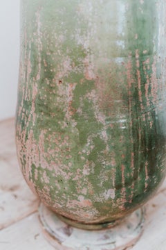 Green Glazed Terracotta Vase/Jardinière/Planter