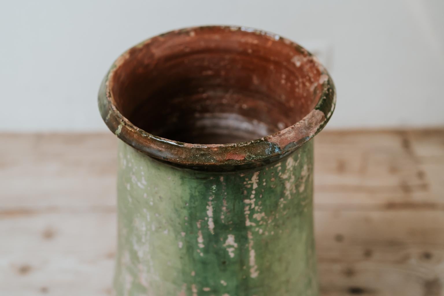 Green Glazed Terracotta Vase/Jardinière/Planter 4