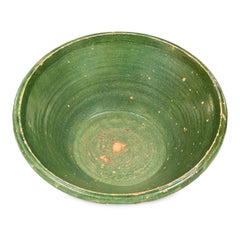 Green Glazed Terracotta Bowl