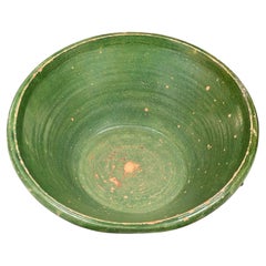 Green Glazed Terracotta Bowl
