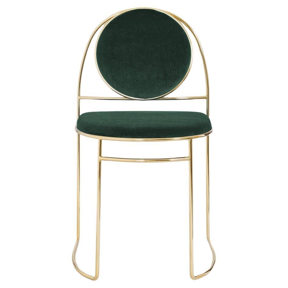 Chaise BZ Ducale verte par GIROTTI ENRICO