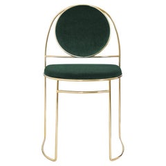 Green Gold Ducale BZ Chair by GIROTTI ENRICO