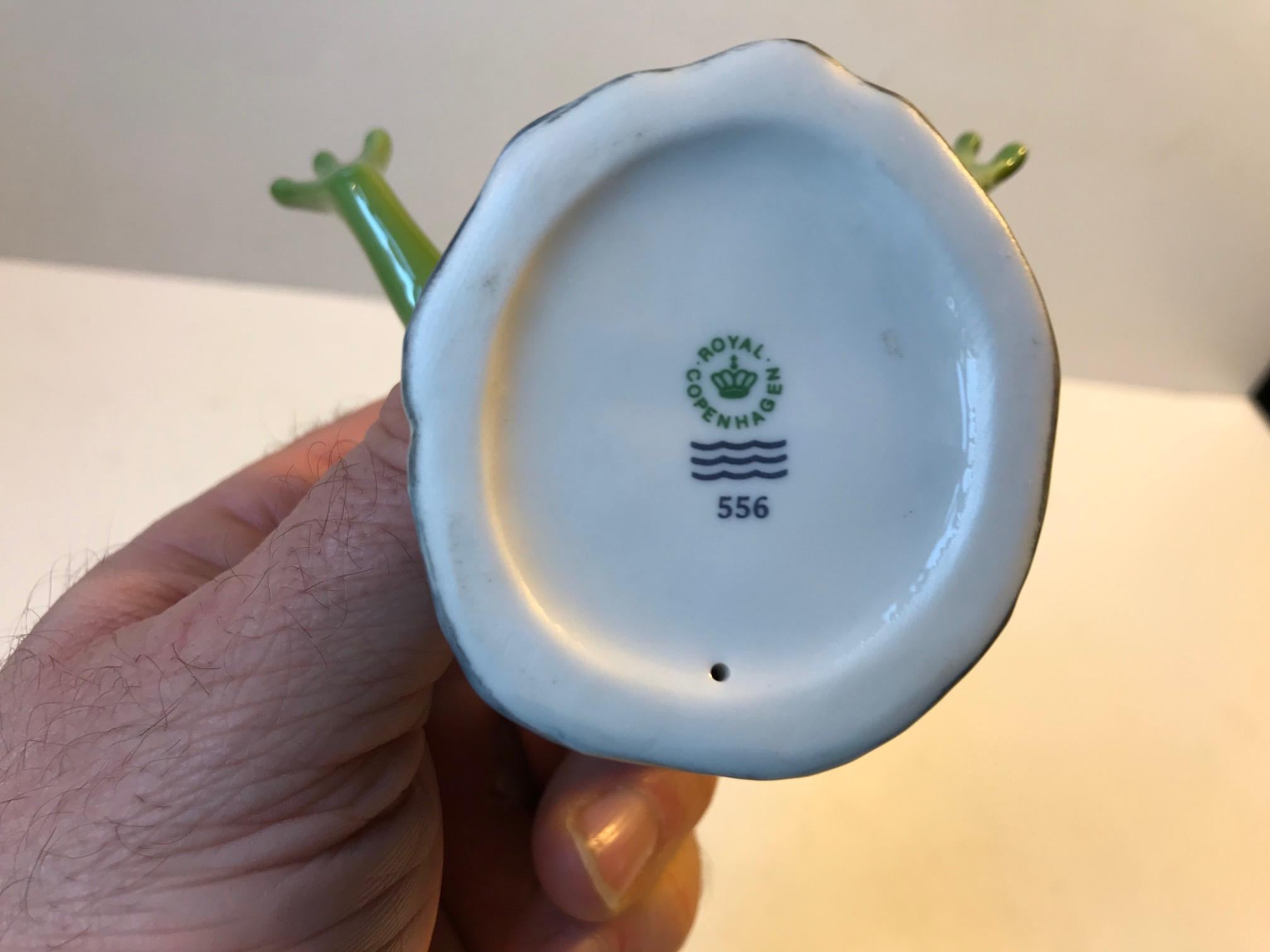 Modern Green Good Luck Frog by Allan Therkelsen for Royal Copenhagen