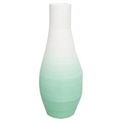 Green Gradient 3D Printed Vase by Philipp Aduatz