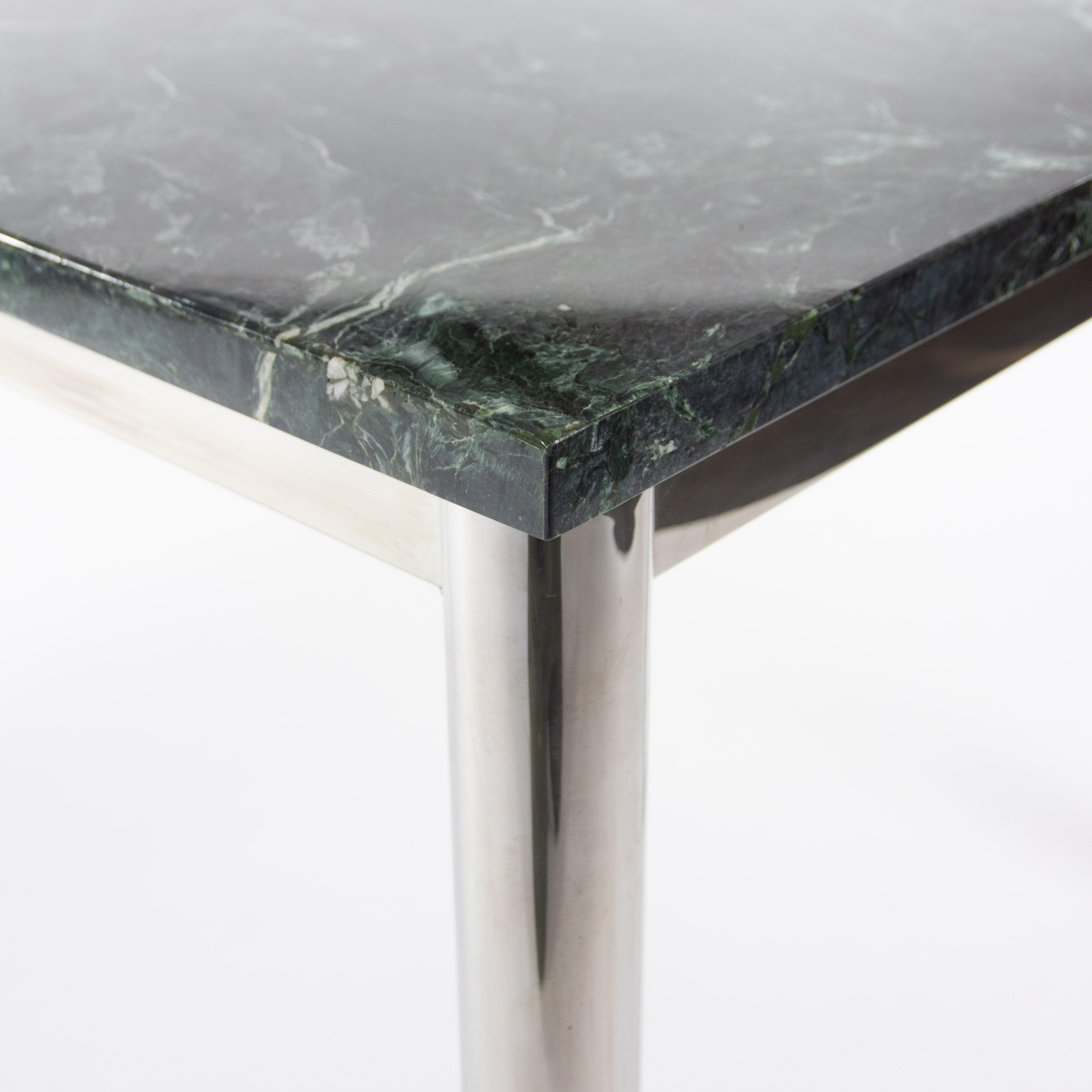 Contemporary Green Granite 2011 Meeting Dining Conference Tables Steel Base from SOM Project For Sale