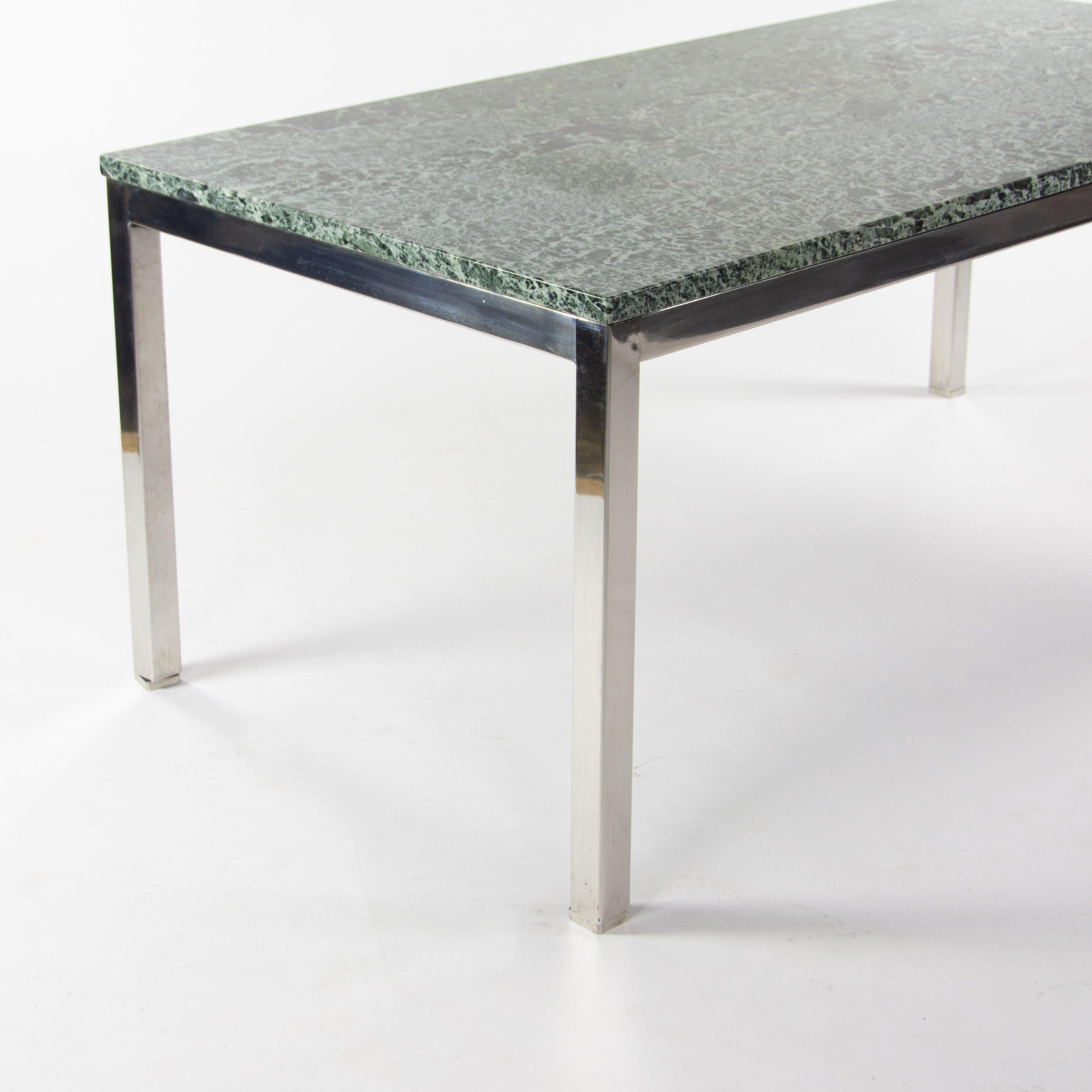 Modern Green Granite Cumberland Meeting Dining Conference Tables Steel Base For Sale