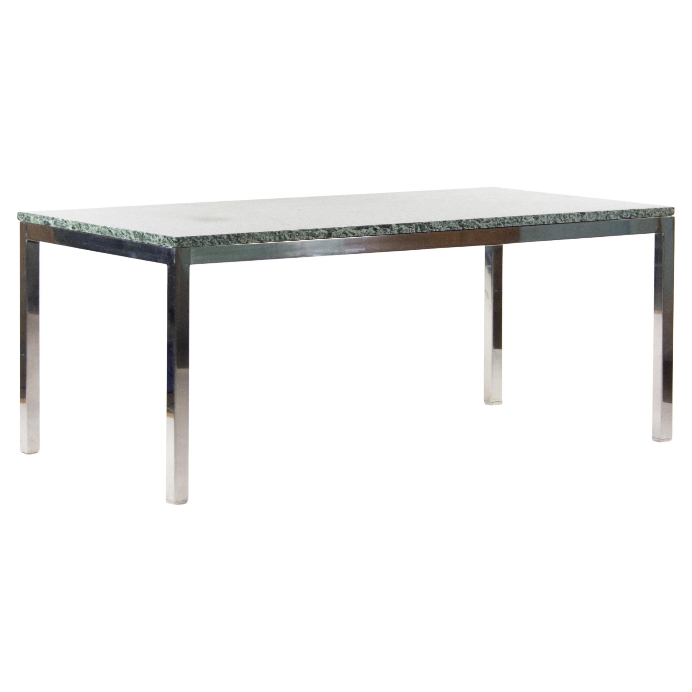 Green Granite Cumberland Meeting Dining Conference Tables Steel Base For Sale