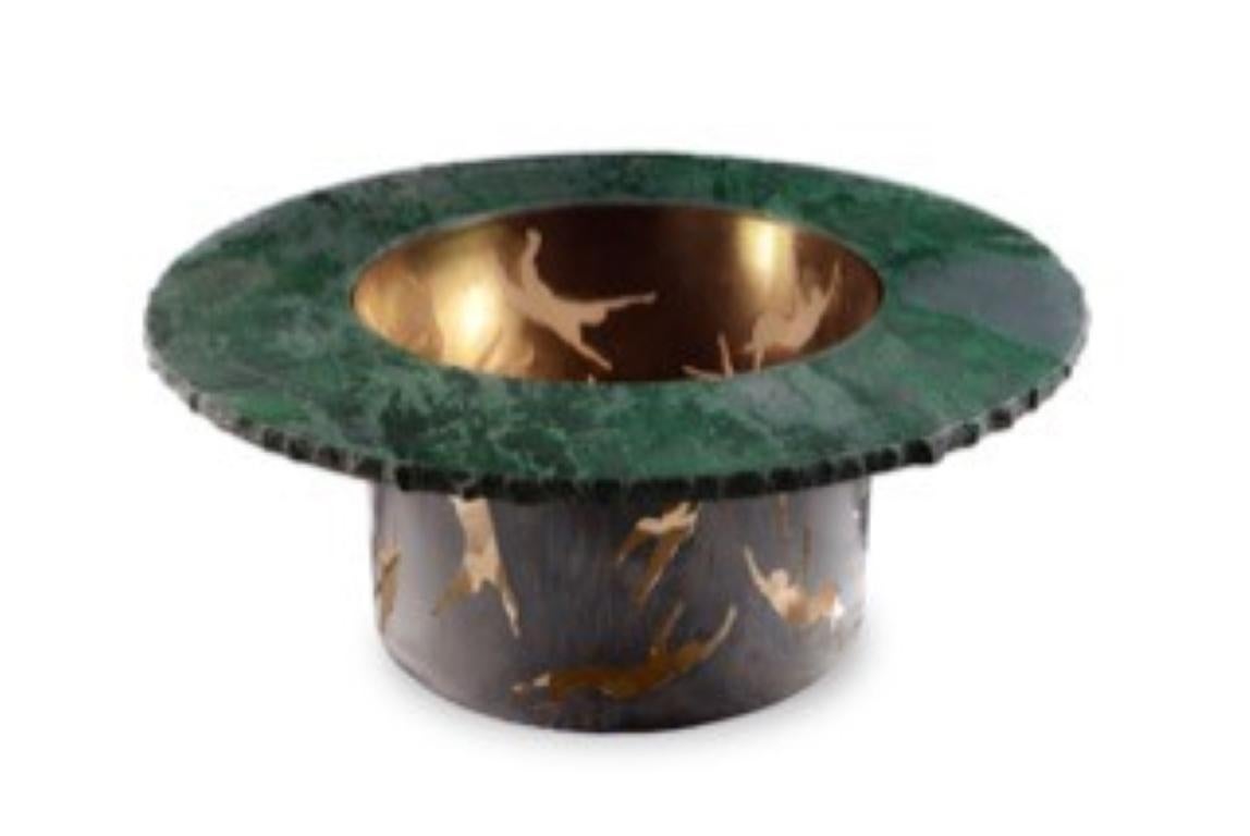 The green goddess wishing well cocktail table
Customizable
This gorgeous cocktail / center hall table has an ambient lighting source around its perimeter to create an endless wishing well visual from the surface of the glass topped table. Shown in