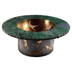Green Granite Wishing Well Cocktail Table
