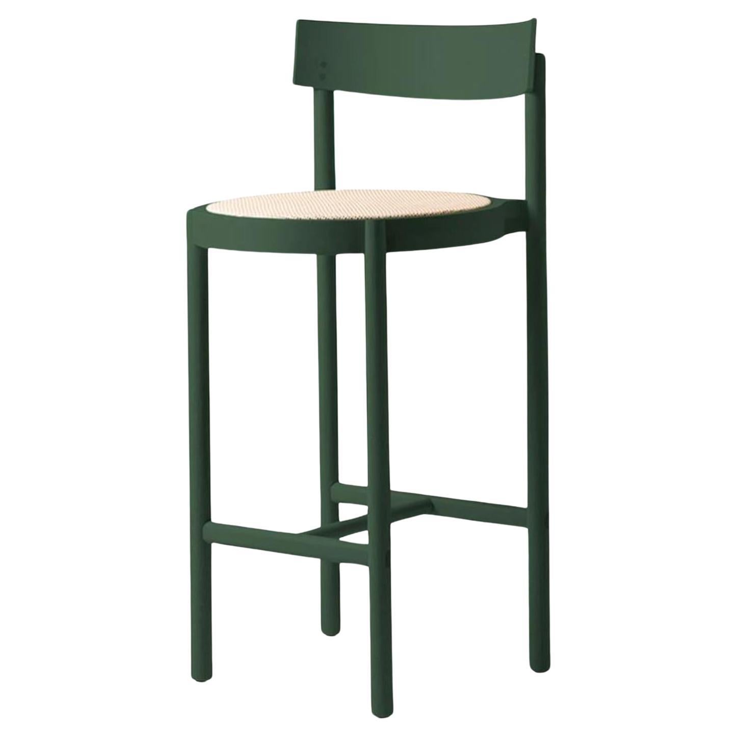 Green Gravatá Counter Stool by Wentz For Sale