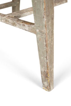 Green-Gray Painted Swedish Side Chair