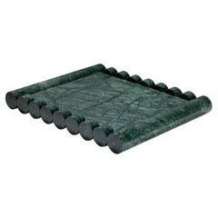 Green Guatemala Flute Marble Tray